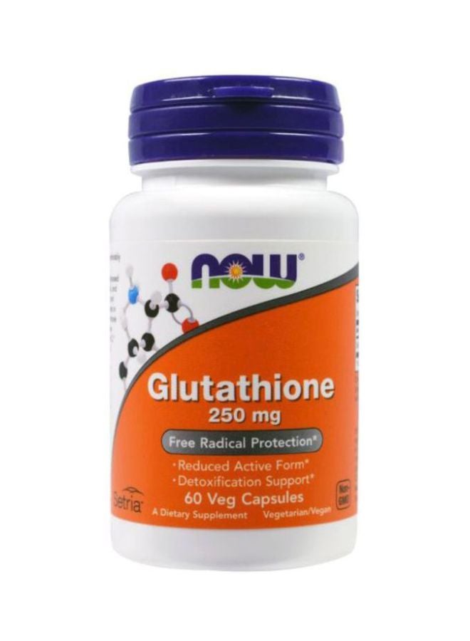 Glutathione 250 Mg Dietary Supplement - 60 Capsules
