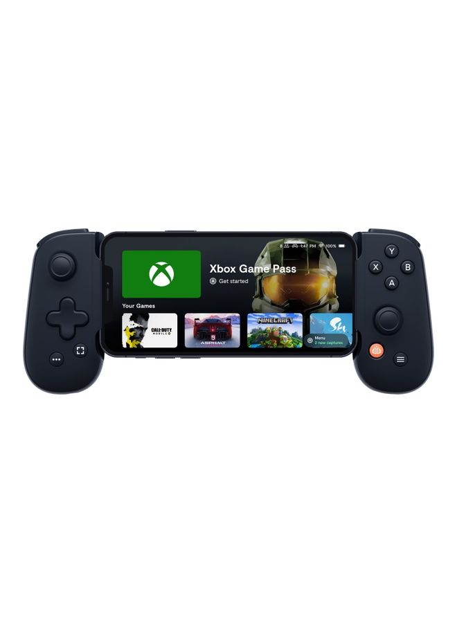 Mobile Gaming Controller for iPhone - Turn Your iPhone into a Gaming Console - Play Xbox, PlayStation, Steam, Fortnite, Apex, Diablo Immortal & More [1 Month Xbox Game Pass Ultimate]
