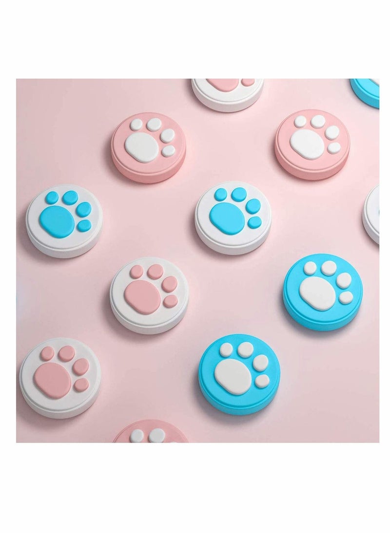 Switch Thumb Grip Caps, Joystick Cap for Nintendo & Lite, Soft Silicone Cover Joy-Con Controller, Cat Claw Design
