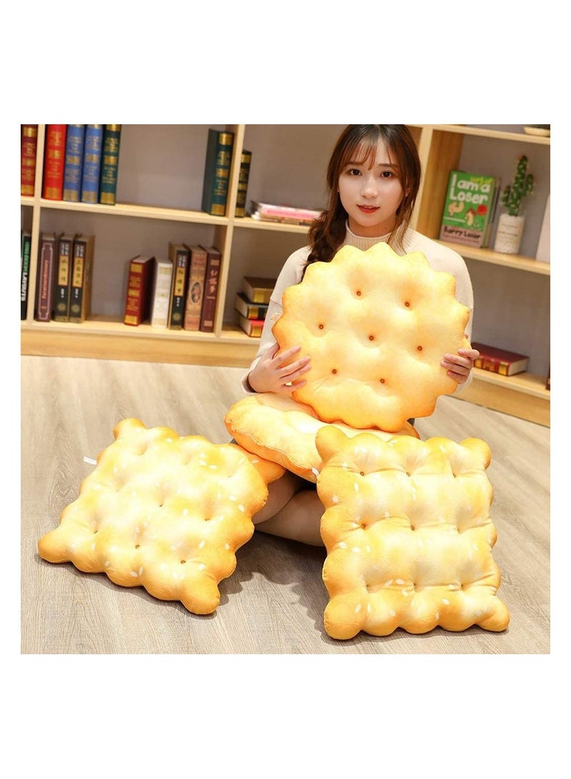 Simulation Crackers Pillows, 3D Soft Soda Funny Food Filling Plush Pillow, Cushion Creativity New Must Haves Gift, Suit for Party Home Decor