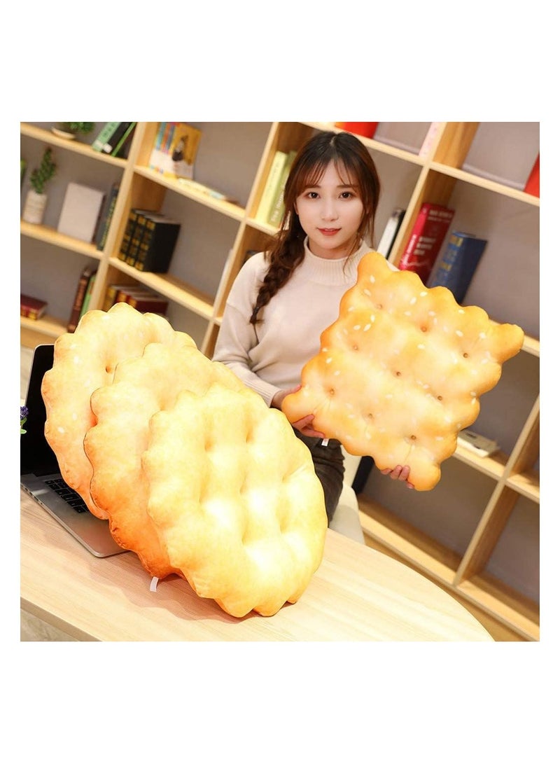 Simulation Crackers Pillows, 3D Soft Soda Funny Food Filling Plush Pillow, Cushion Creativity New Must Haves Gift, Suit for Party Home Decor