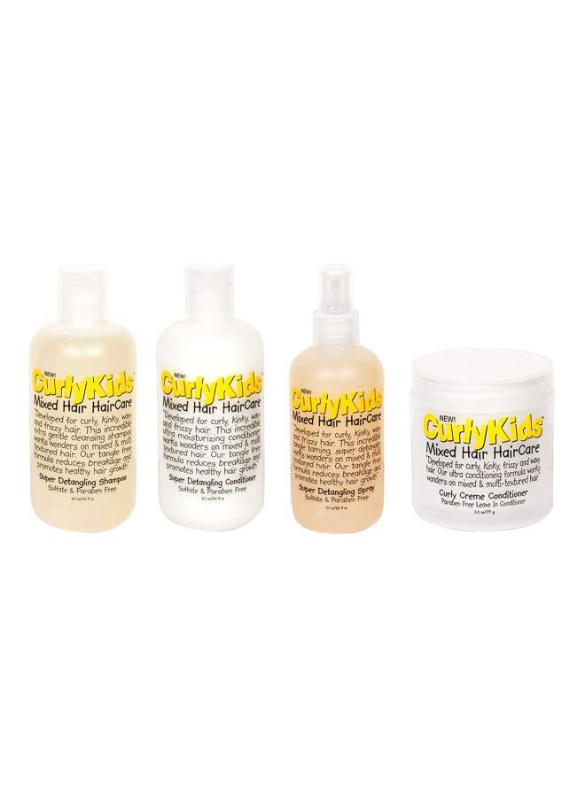 Pack Of 4 Mixed Hair Care Set (8oz + 8oz + 6oz + 6oz)