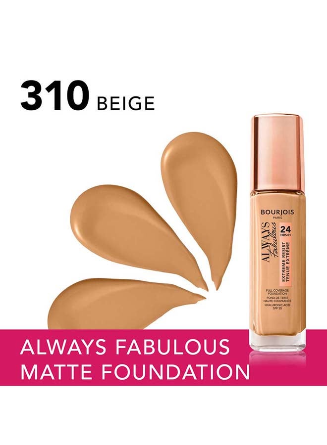 Always Fabulous 24Hrs Liquid Foundation SPF20 310 Beige