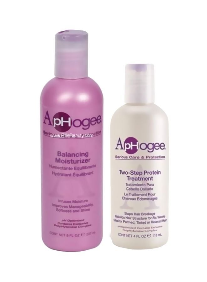 2-Piece Balancing Moisturizer And Twostep Protein Treatment
