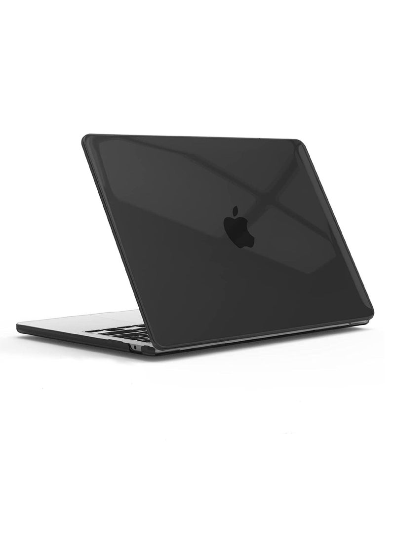Macbook Air Hard Shell Cover 13.6 inch Crystal Black High Quality Macbook case for Macbook Air M2 2022 13.6