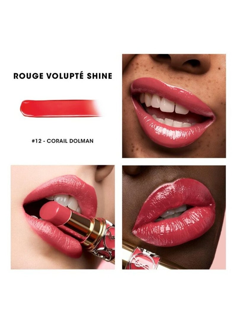 ROUGE VOLUPTÉ SHINE OIL IN STICK 3.2g - 12 CORAIL DOLMAN