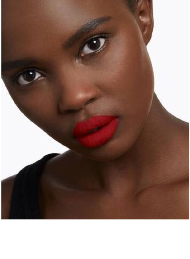 ROUGE PUR COUTURE THE SLIM LEATHER-MATTE LIPSTICK 2.2G - 21 ROUGE PARADOXE