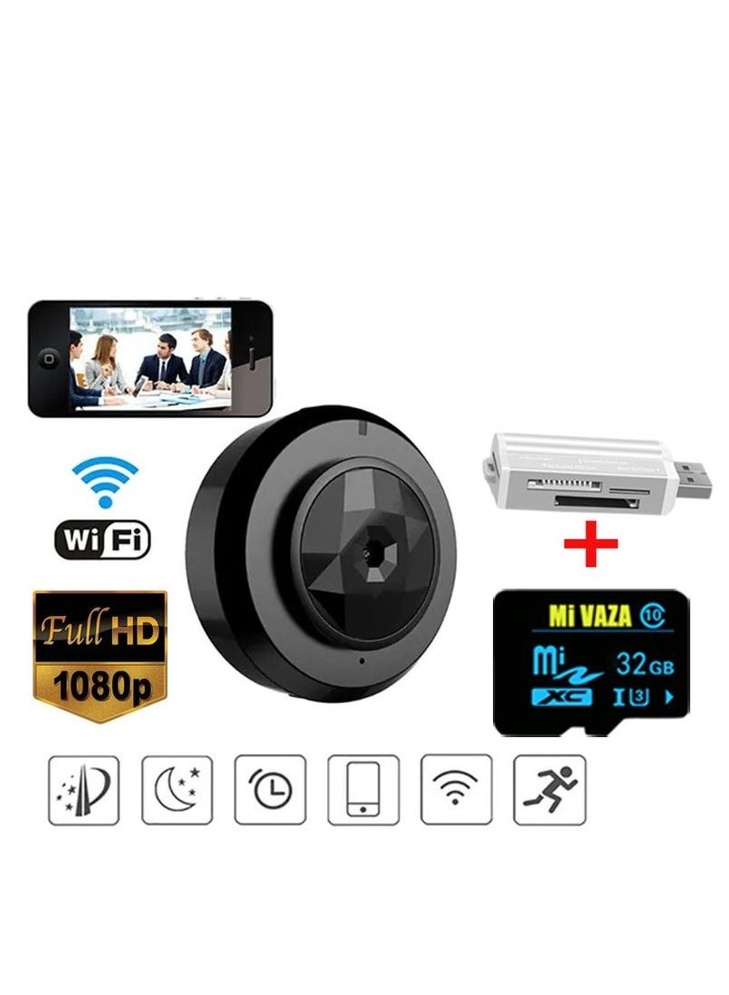 C6 HD 1080P Wifi Night Vision Live Portable Nanny Camera With 32GB Memory Card