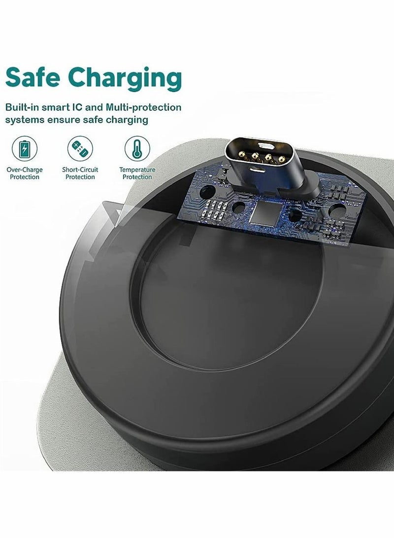 Charger Stand Compatible with for Garmin Fenix 7 7S 7X 6 6S 6X Pro 5 5S 5X Plus, Epix 2, Vivomove 3S, Venu 2 Sq, Approach S10 S60, Replacement Aluminum Charging Dock Station Base Accessories