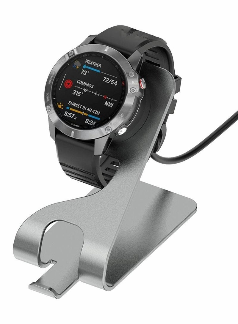 Charger Stand Compatible with for Garmin Fenix 7 7S 7X 6 6S 6X Pro 5 5S 5X Plus, Epix 2, Vivomove 3S, Venu 2 Sq, Approach S10 S60, Replacement Aluminum Charging Dock Station Base Accessories