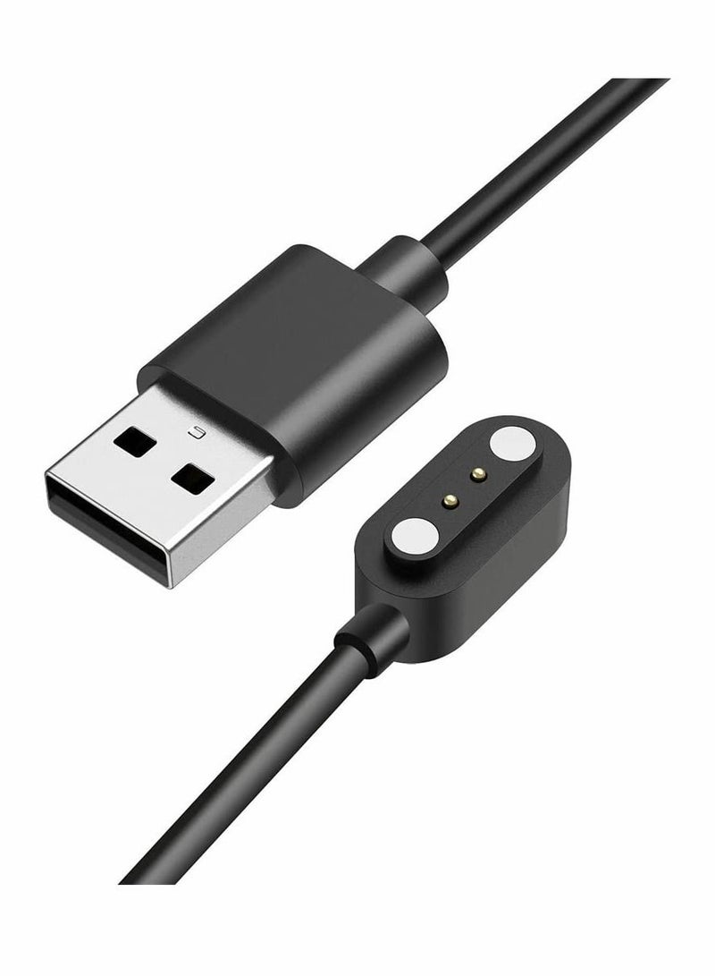 Smart Watch Charger, 2 pin Magnetic Charging Cable, Compatible for YAMAY VeryFitPro SW023 ID205L SW021 ID205U ID205S SW025 Uwatch 3S 3 2S