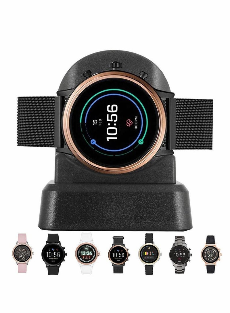 Watch Charger Compatible with Fossil Gen 6/5/4/Sport, Smart Charging Dock, Must Have Smartwatch Accessories Fossil/Diesel/Kate Spade/Puma/Armani/Michael Kors and More