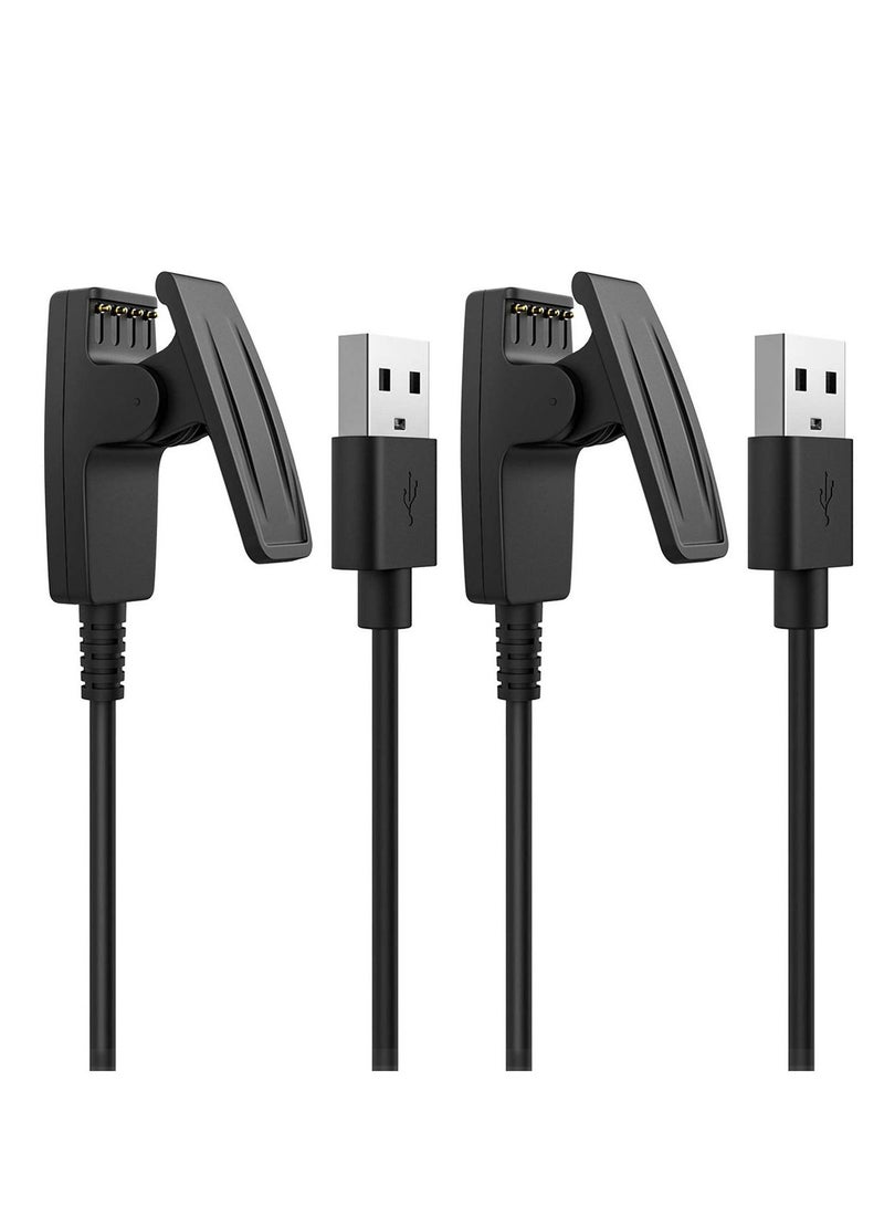 Charger for Garmin Forerunner 235/35/ 35J/ 64/230/ 630/645/ 645 Music/ 735XT/ Vivomove HR/Approach S20/ G10/ Lily Watches ，Smart Watch Replacement Charging Clip Sync Data Cable
