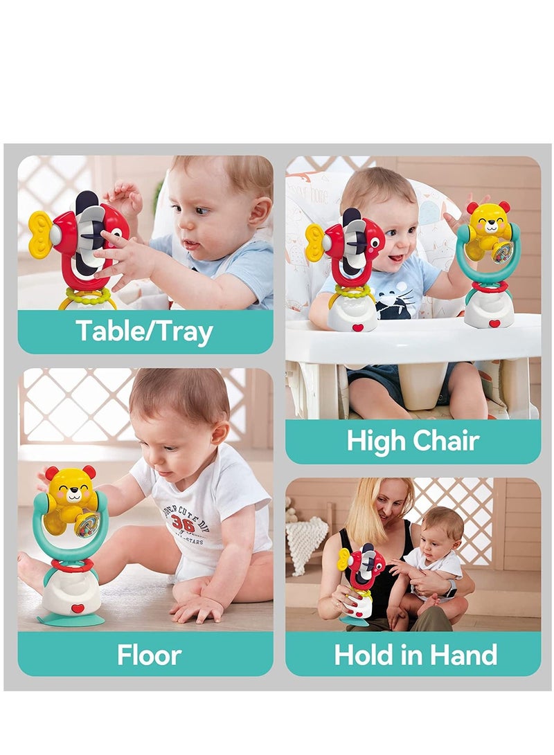 2-in-1 High Chair Toy and Baby Rattle