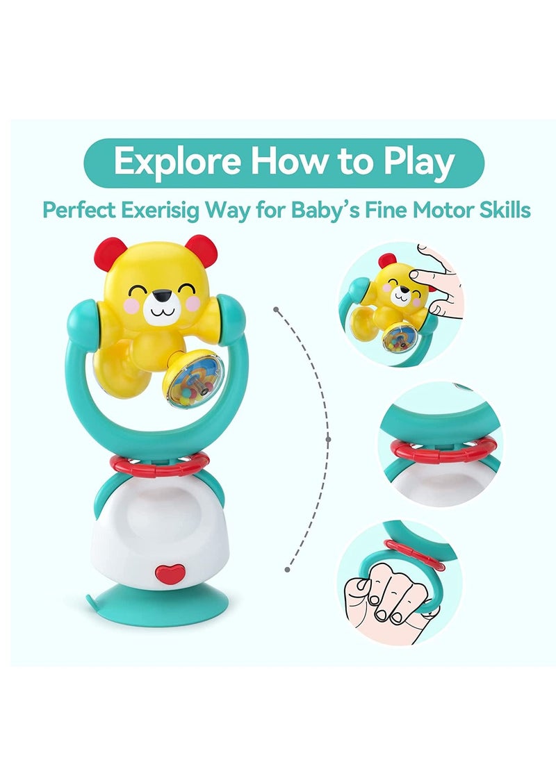 2-in-1 High Chair Toy and Baby Rattle