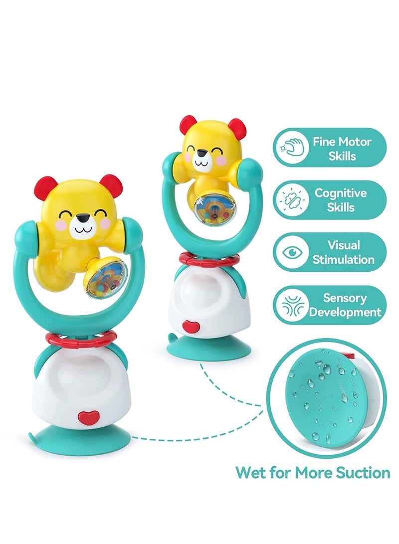 2-in-1 High Chair Toy and Baby Rattle
