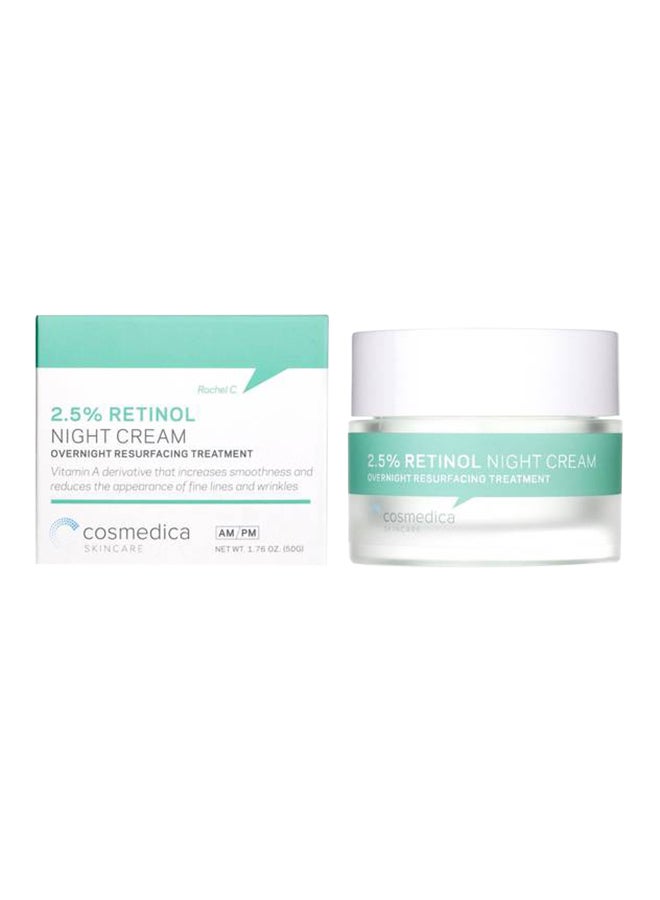 2.5% Retinol Night Cream 50grams