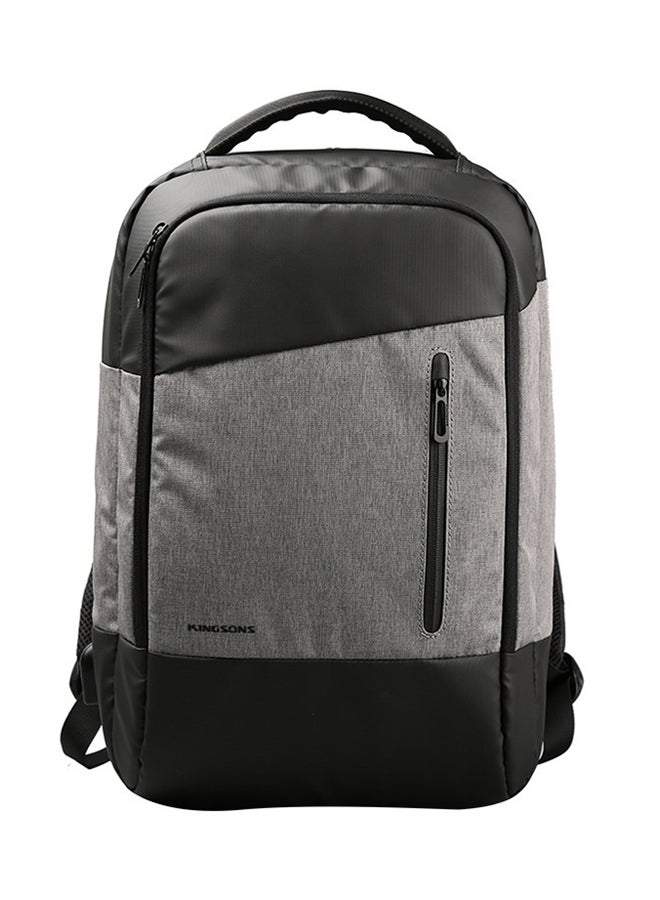 Backpack For 15.6-Inch Laptops Black/Grey