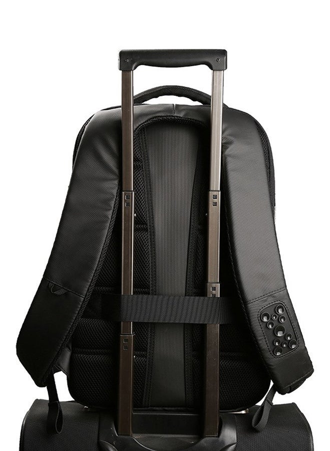 Backpack For 15.6-Inch Laptops Black/Grey