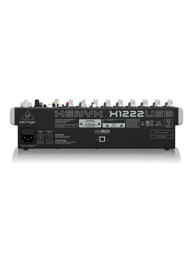 Premium 16-Input 2/2-Bus Mixer With Multi-FX Processor X1222USB Grey/Red/Blue