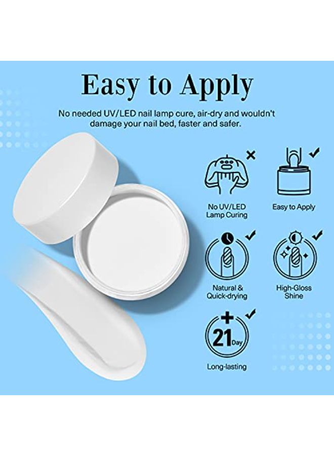 Clear Color 2Oz/56G, Azurebeauty Basic Transparent Acrylic Dipping Powder Crystal French Nail Art Starter Manicure Salon Diy At Home, Odor-Free, Long-Lasting, No Nail Lamp Needed