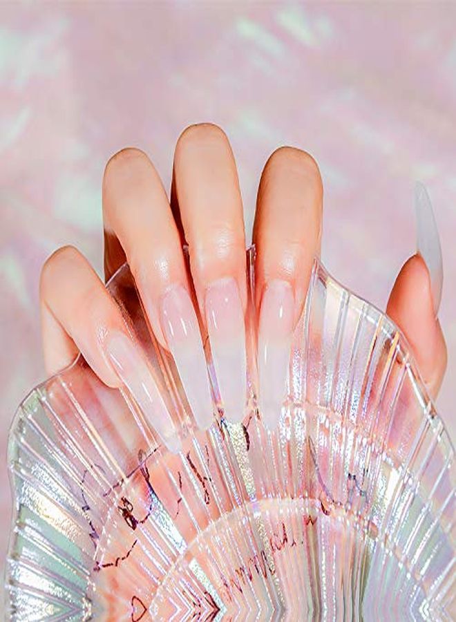 60Ml Clear Poly Nail Gel Poly Extension Gel Of Nail Art Decoration Acrylic Extension Poly Extension Gel Easy To Diy Use At Home Need Uv Lamp (Update Version)