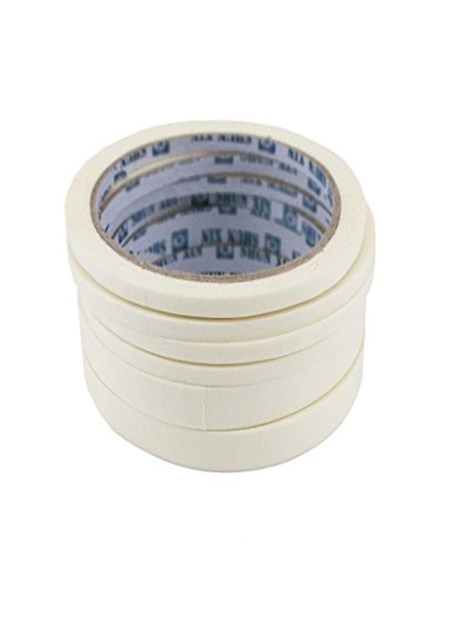 Pack Of 6 Soft Manicure Nail Art Tips Guide Tapes Striping Line Sticker Decor Tool