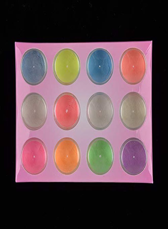 Night Fluorescence Pigment Ultrafine Glitter Glow Powder Nail Art Dust Luminous Decor Tip Beauty Tool 12 Colors