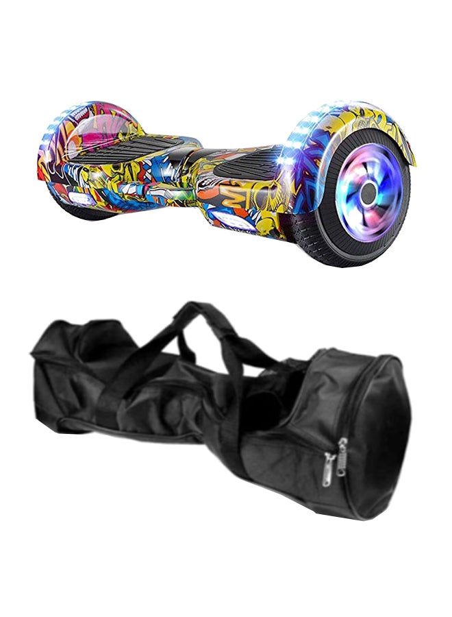 Self Balancing Electric Hoverboard With Bag Multicolour 65 x 20centimeter