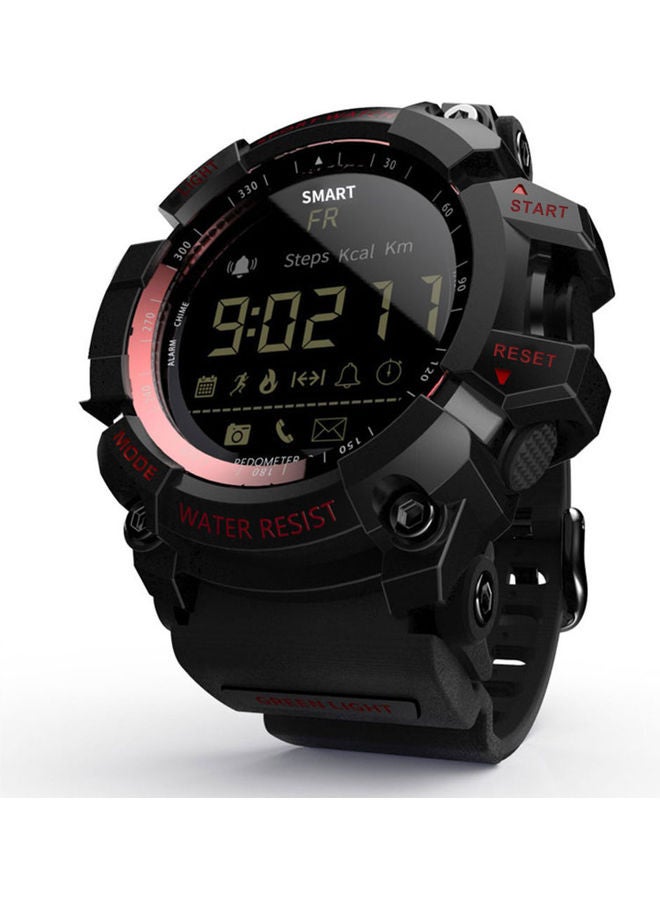 MK16 Waterproof EL Luminous Sports Bluetooth Smart Watch Red