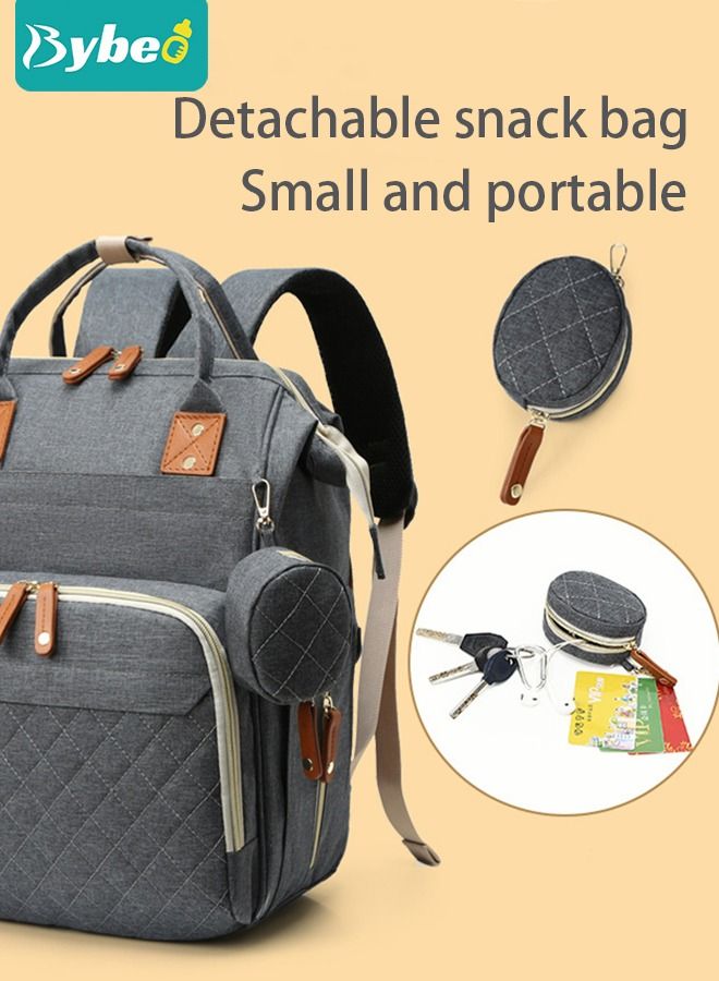 Diaper Bag Backpack, Multifunction Travel Back Pack Maternity Baby Changing Bags, Large Capacity, Waterproof and Stylish