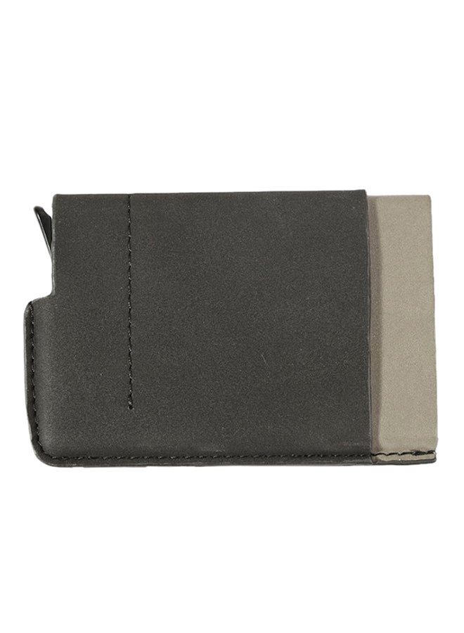 Multifunctional Leather Wallet Black