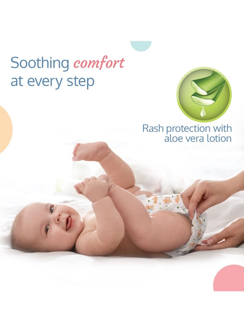 Baby Diaper Pants L Size Large with Aloe Vera Lotion for rash protection Pack of 32 Count with upto 12Hr protection For babies of 9 to 14Kg