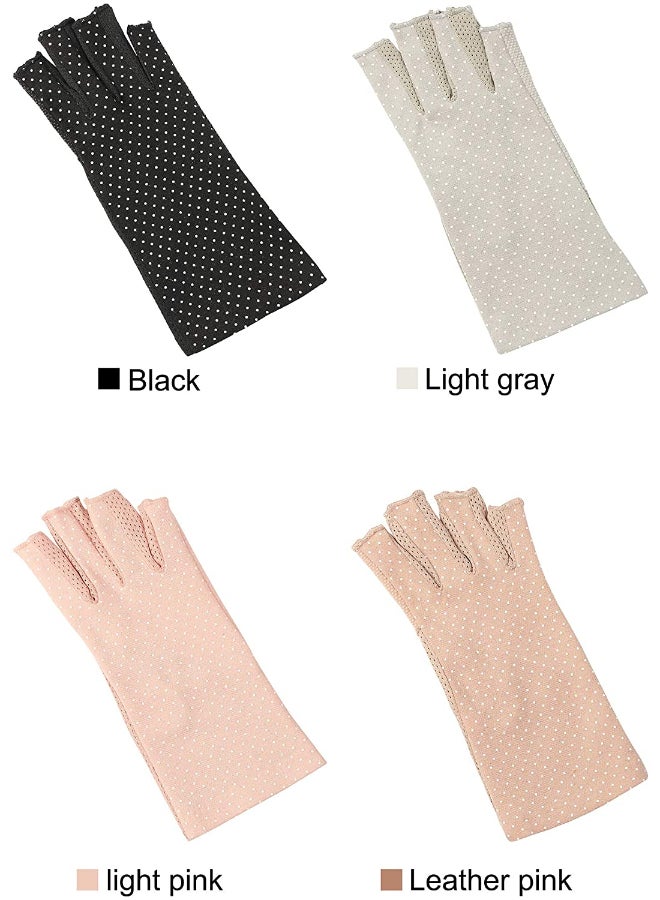 4 Pair Casual Printed Gloves Multicolour