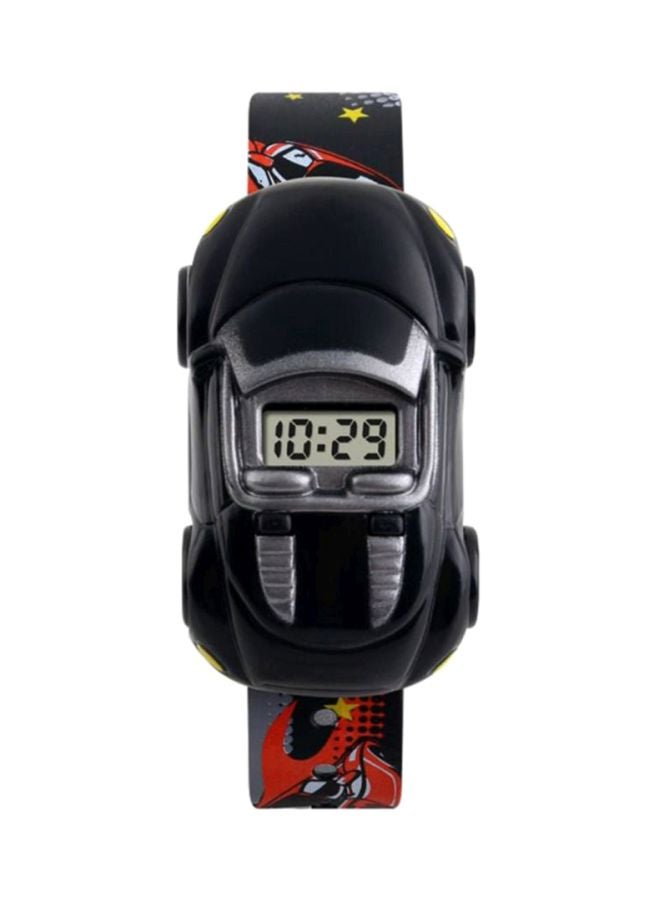 Boys' Water Resistant Digital Wrist Watch 1241 - 28 mm - Black