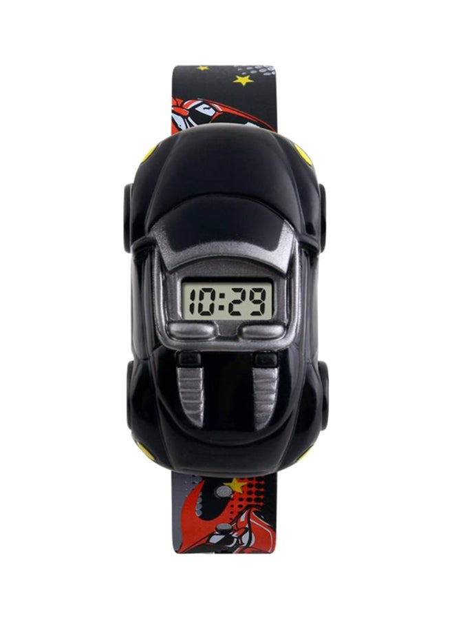 Boys' Water Resistant Digital Wrist Watch 1241 - 28 mm - Black