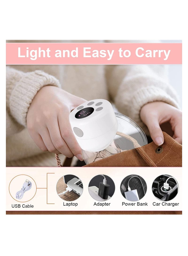 Hands-Free Electric Pump Set: 2pcs Ultra-Quiet, Pain-Free with 9 Levels & 2 Modes + 30 milk Storage Bags