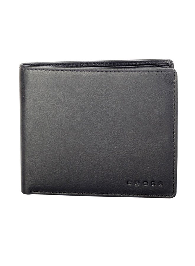 Bi-Fold Leather Wallet Black