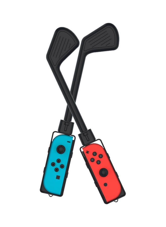 2-Piece Left and Right Hands Golf Clubs Replacement for N-Switch Joy-Con