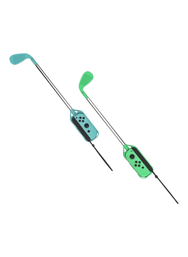 2-Piece Left and Right Hands Golf Clubs Replacement for N-Switch Joy-Con