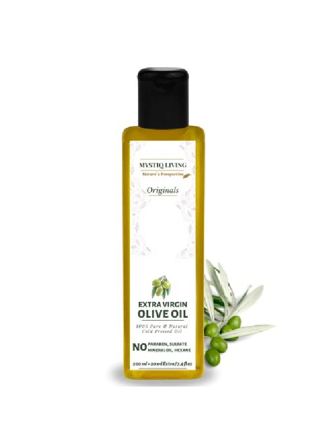 Originals Extra Virgin Olive Oil 220Ml | Hair Skin | Cold Pressed | 100% Pure And Natural