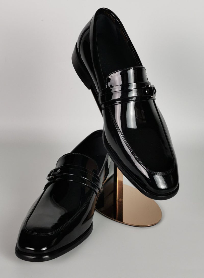 Men's Shiny Tuxedo Shoes
