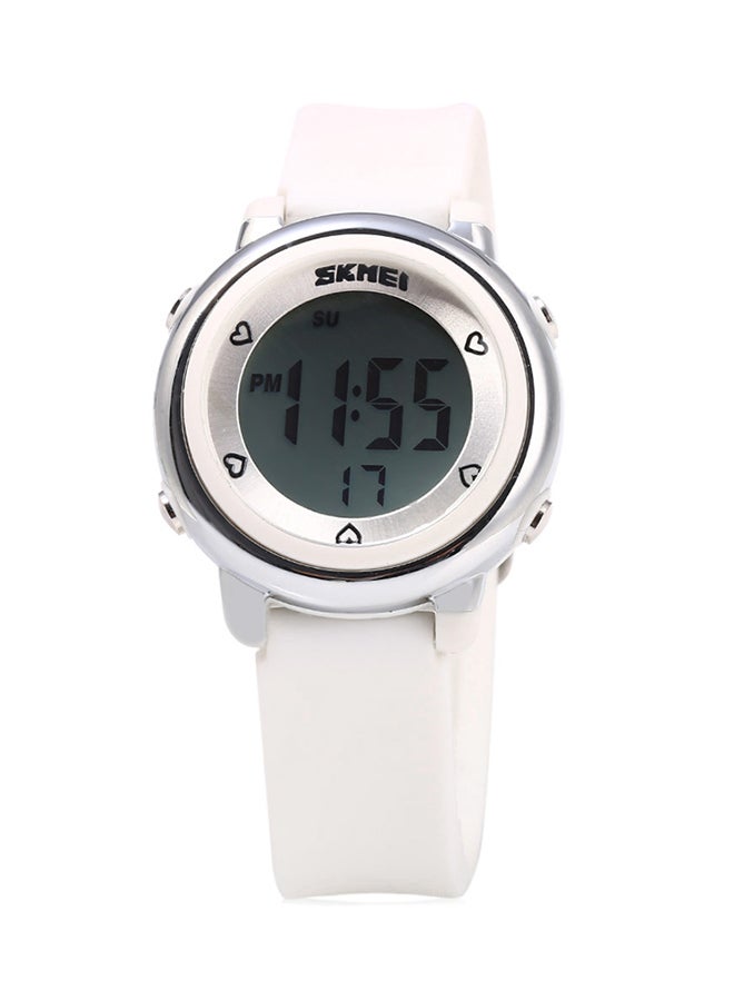 boys Water Resistant Digital Wrist Watch 1100 - 35 mm - White