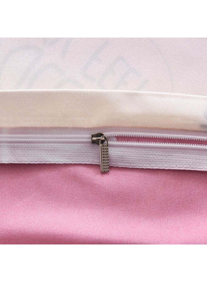 4-Piece European Style Luxury Jacquard Single Bedding Set Polyester Multicolour