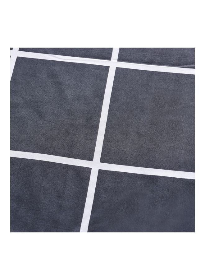 3-Piece Printed Duvet Cover Set Combination Black/White