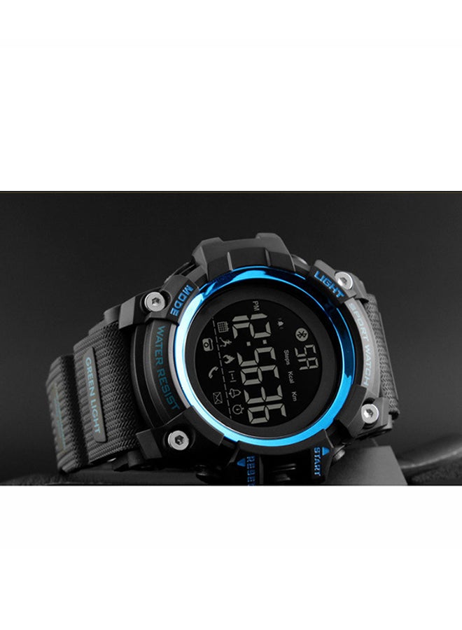 SKMEI Smart Watch 1385 50M Waterproof Watch with Pedometer, Calories, Sleeping Monitor, Call Remind - Blue Blue