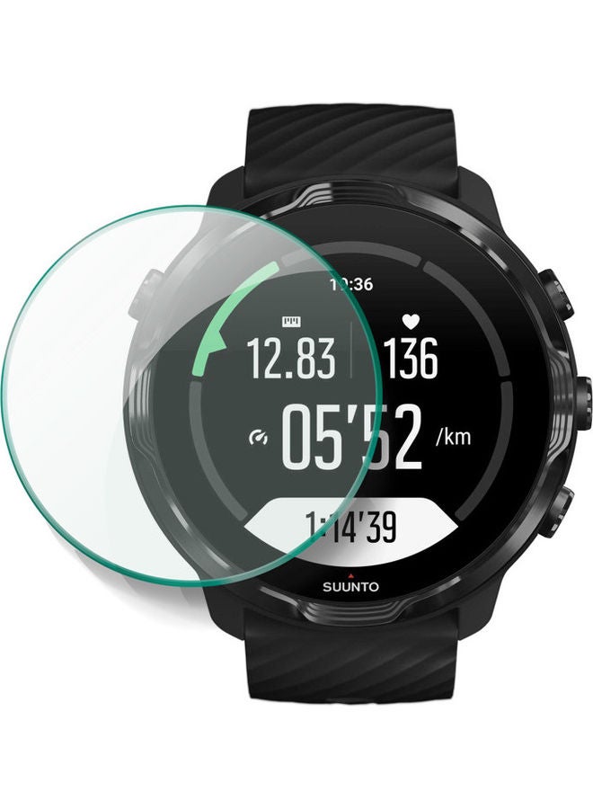 Tempered Glass Screen Protector For Suunto 7 GPS Sports Watch Clear