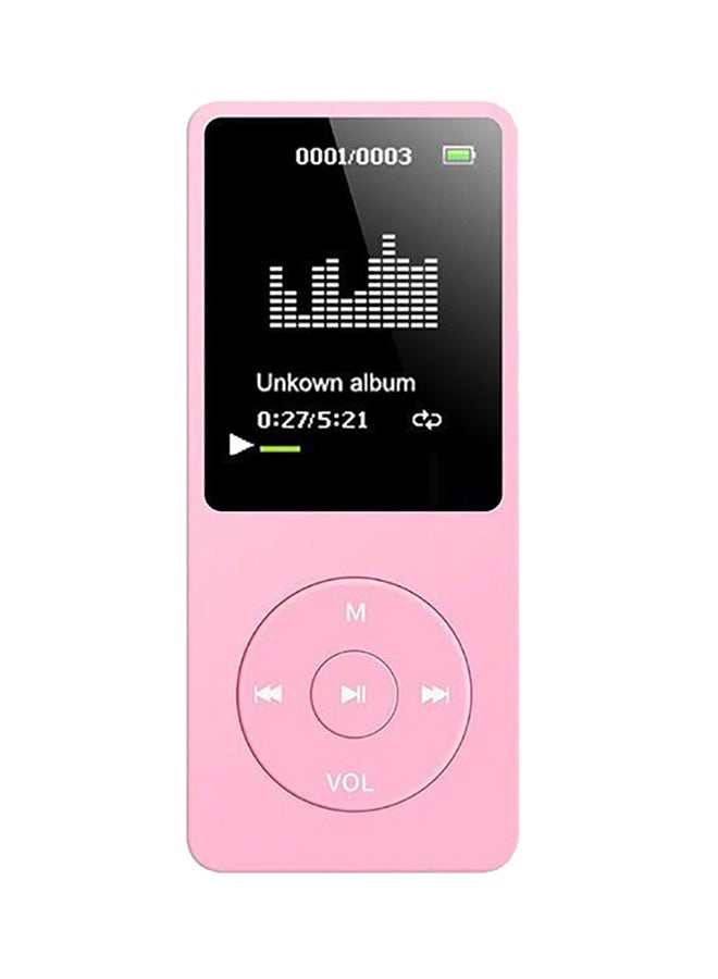 Portable MP3 Music Player With FM Radio Voice Recorder H31410-P_JX Pink
