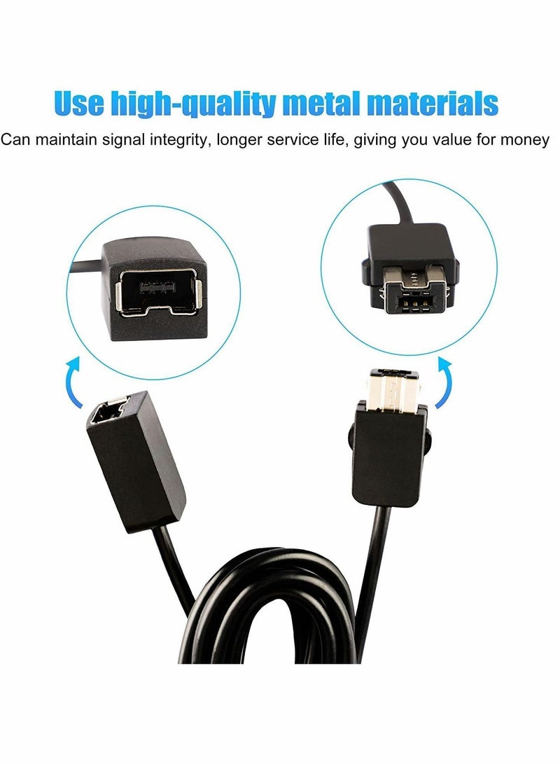 Controller Extension Cable for Nintendo SNES Classic Controller, 2pcs 3m (10ft) Accessories Compatible Super (2017) and Mini NES (2016)