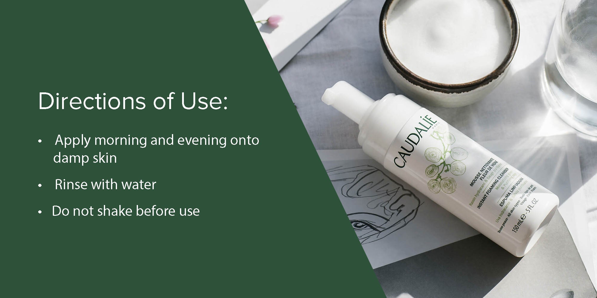 2-Piece Foaming Cleanser 2x150ml